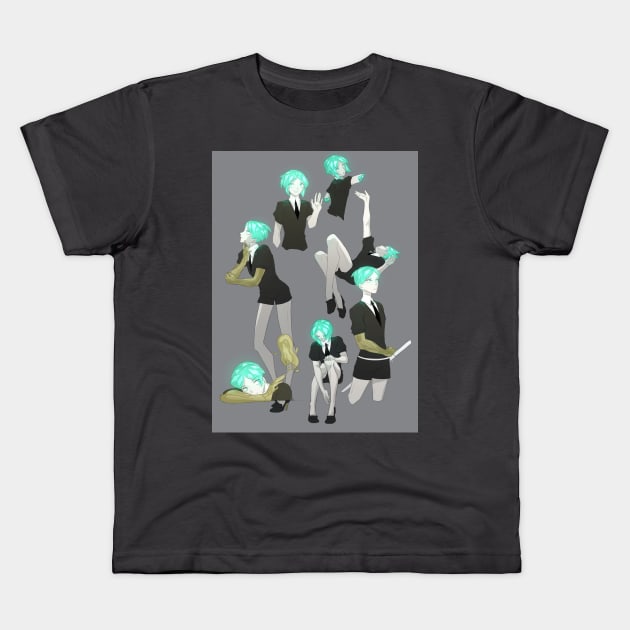 A bunch of Phosphophyllites Kids T-Shirt by limesicle